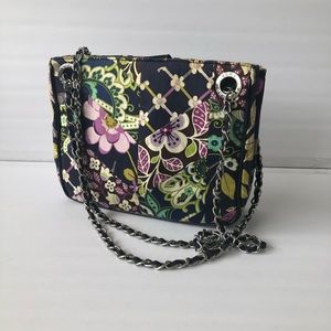 Vera Bradley Floral Nightingale Purse Chain Strap